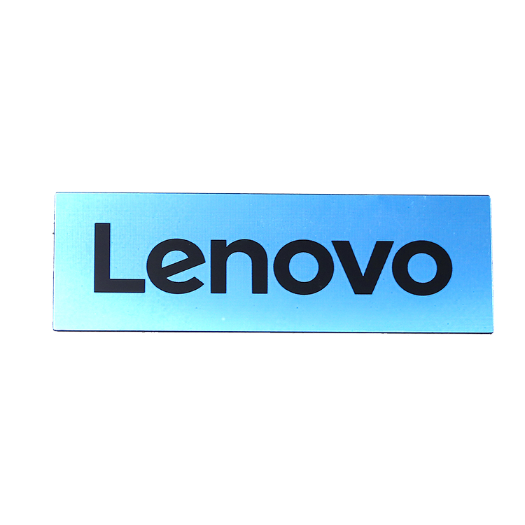 pet真空鍍UV幻彩印刷標(biāo)牌---Lenovo